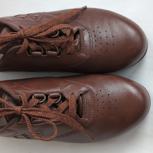 SAS Free Time Tripad Comfort Lace Up Walking Shoe 7N Teak Brown - Picture 8 of 16